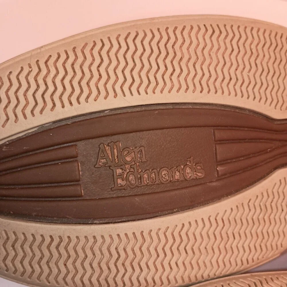 Allen Edmonds Eastport Boat Shoes Mens 10D Brown Leather 3Eye Casual Deck Preppy